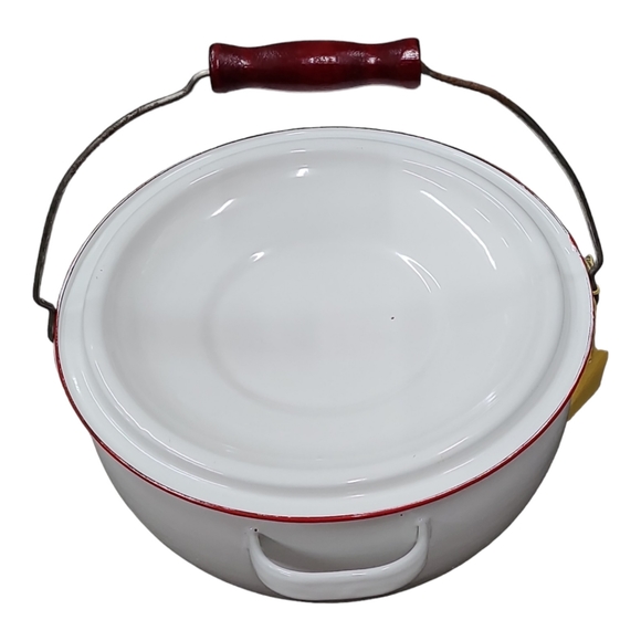 Vintage 60's Enamel Pot Made in Canda Unused - Picture 7 of 11